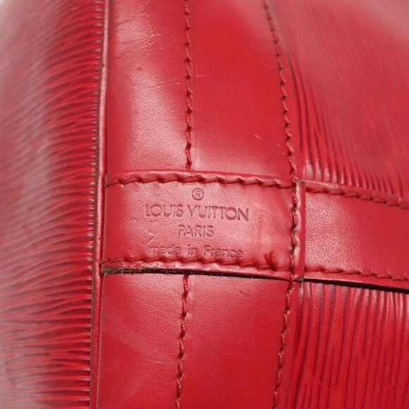 LOUIS VUITTON Epi Noe Shoulder Bag Red M44007 - Picture 9 of 15